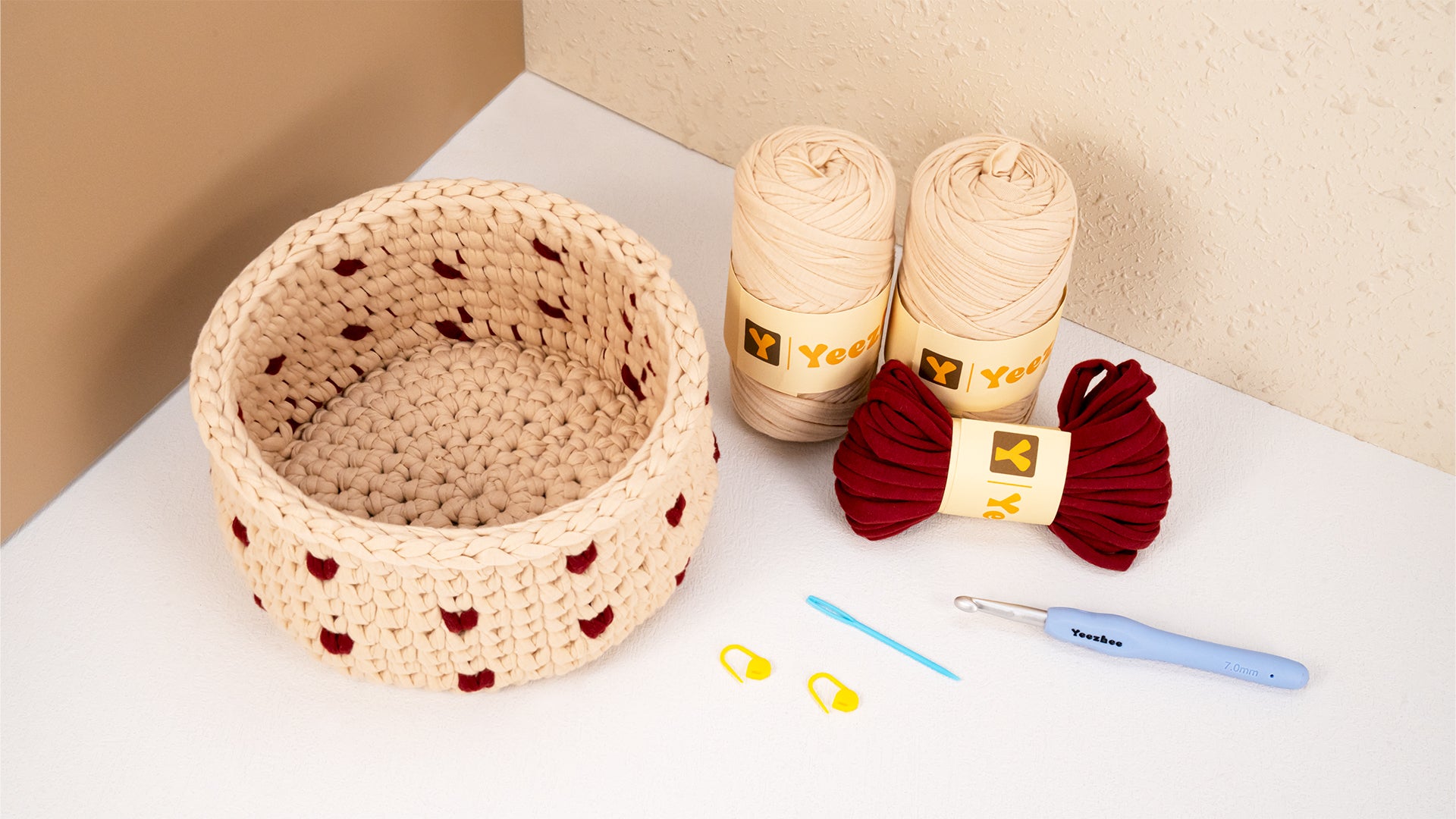 Crochet Storage Basket kit