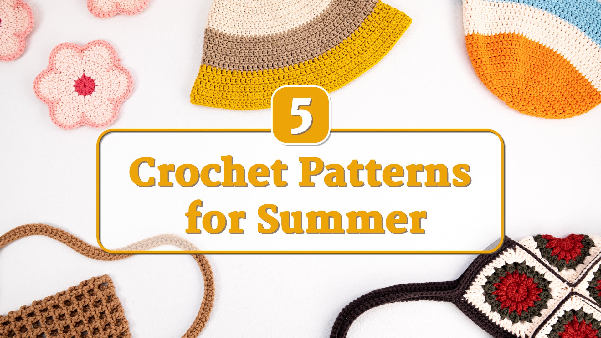 5 Easy Free Crochet Patterns for Summer