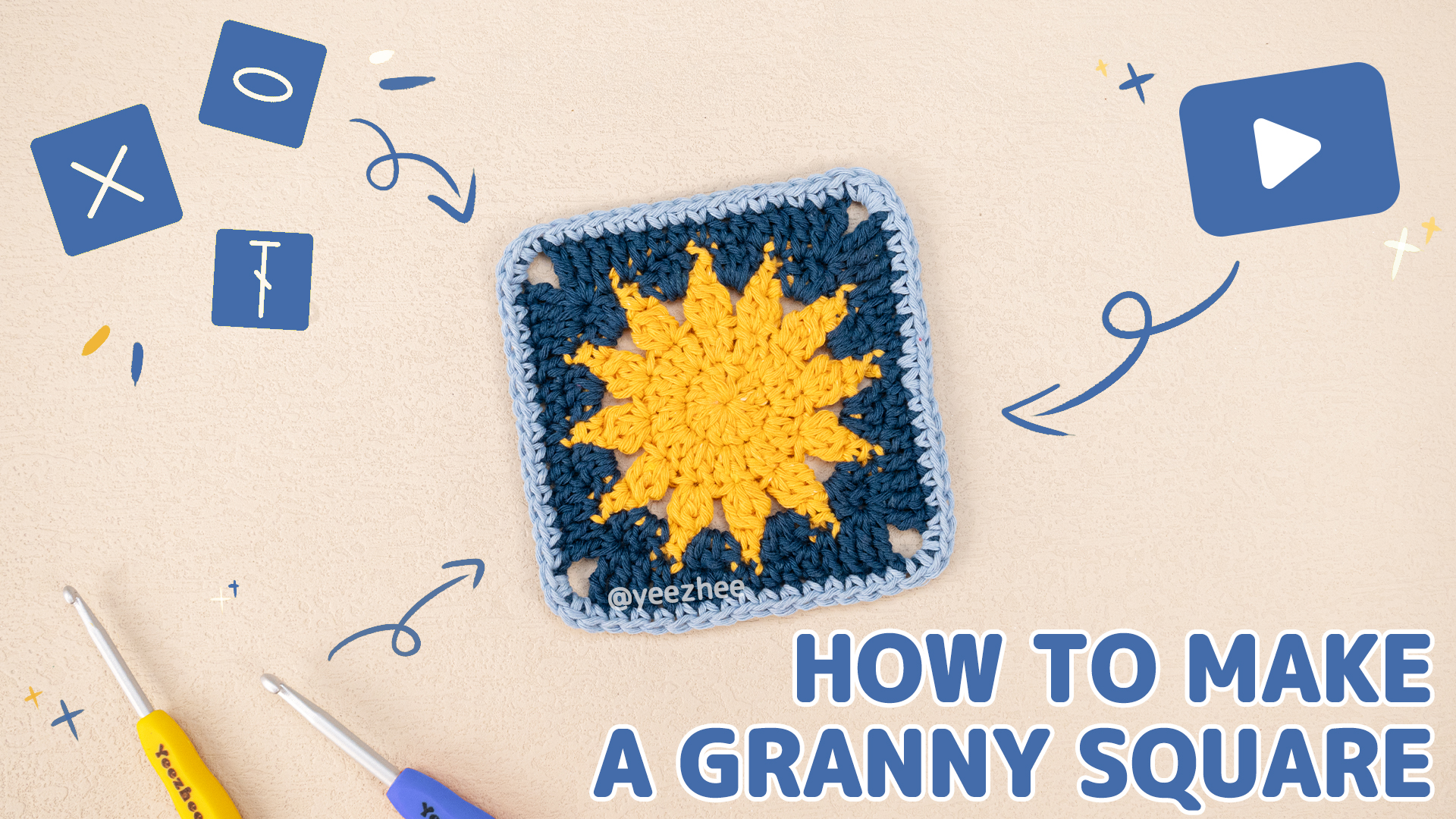 The Universal Rules of Crochet: How to Make a Granny Square