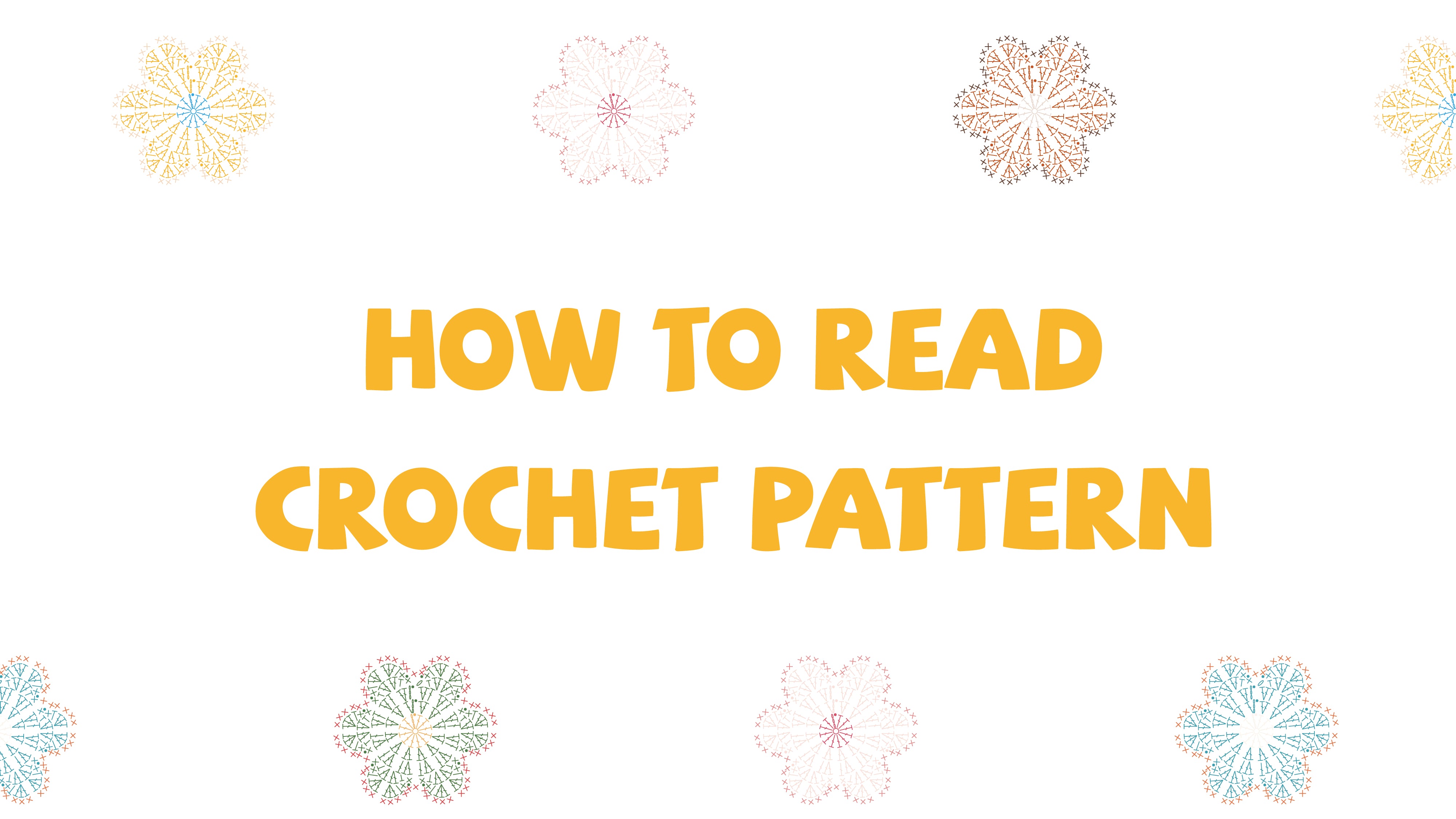 How to read Crochet Pattern