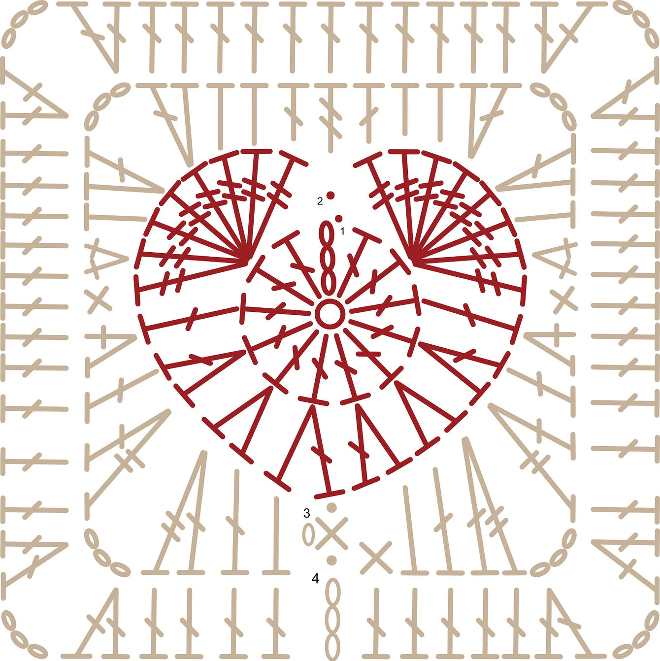 Heart Granny Square Free Written And Diagram Patterns Yeezhee heart-granny-square-free-written-and-diagram-patterns-yeezhee