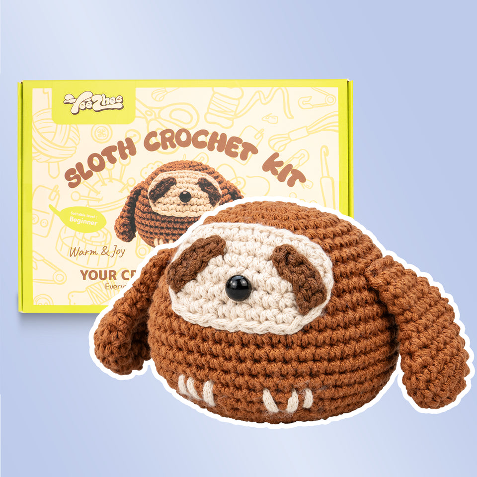 Moss The Sloth Crochet Kit – Yeezhee